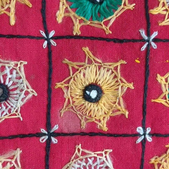 Vintage East Indian Gujarati tapestry/wall hanging